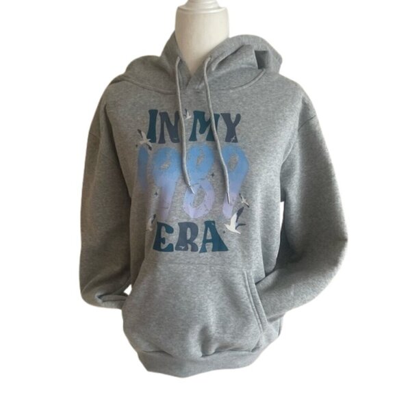 Tops - NWT “In My 1989 Era” Inspired Hoodie – Gray – Size M